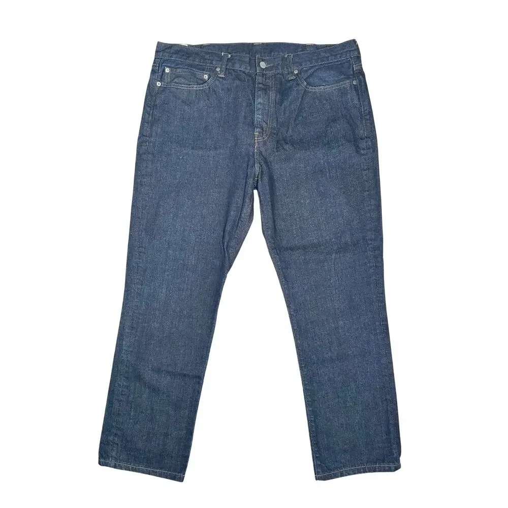 J. Crew | Men | 770 Slim Straight Indigo Japanaese Kaihara Denim Jeans | 38x32